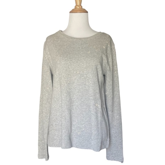 Loft Long Sleeve Embroidered Tee - Picture 2 of 7